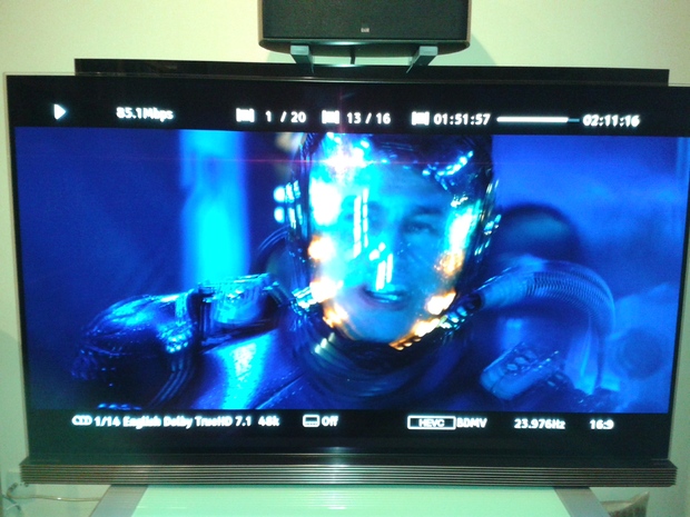 Pacific rim UHD en Oppo-203 con TV LG65G6V  2