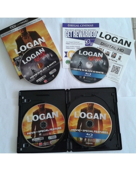 Logan uhd/4k edicion USA con 2 blurays y 2 uhd. Icluyes la version noir