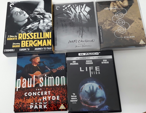 Ultimas compras: 2 Criterion USA, 1 Criterion UK, una de aqui y algo de musica