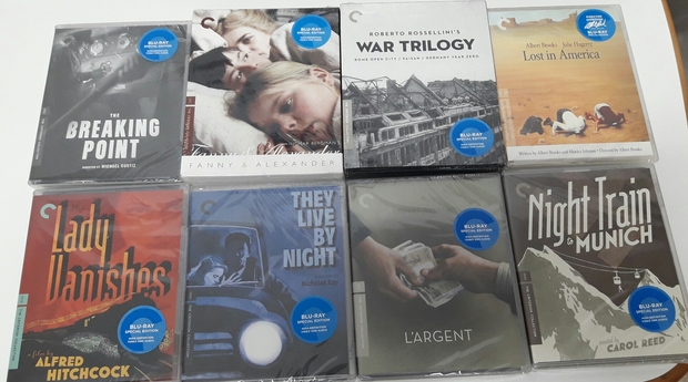 8 de Criterion USA llegadas en los ultimos dias