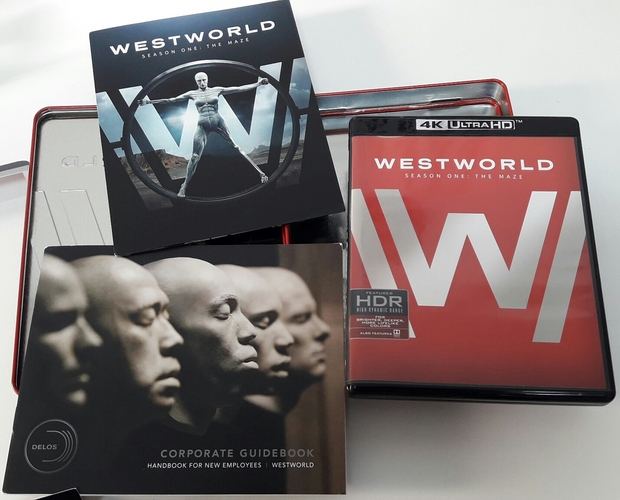 Westworld season 1 Limited edition tin 4k ULTRAHD Edicion USA