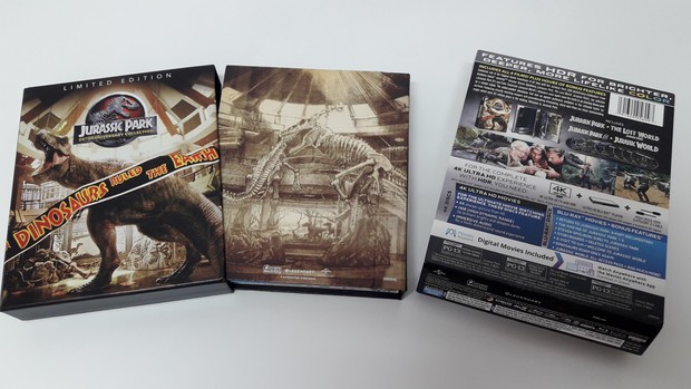 Jurassic Park 4-UHD 25th Anniversary Collection ed.USA detalle 2