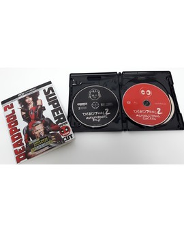 Deadpool 2 UHD: serigrafia de los discos 1 