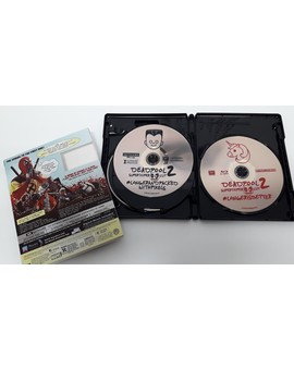 Deadpool 2 UHD: serigrafia de los discos 2