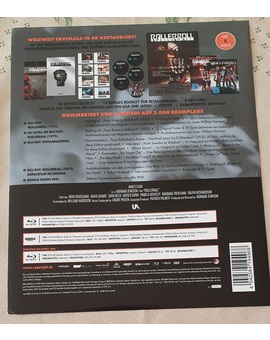 Rollerball Ultimate edition Germany Trasera con idiomas