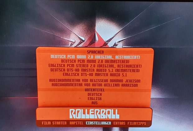 Rollerball UHD Alemania audio y subs
