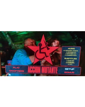 Acion mutante 4K menu audio y subs