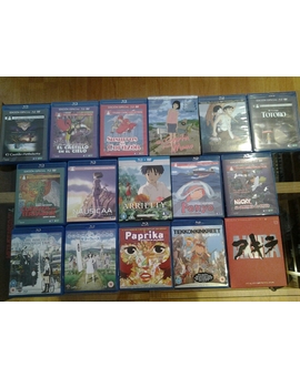 mis blurays de animacion japonesa