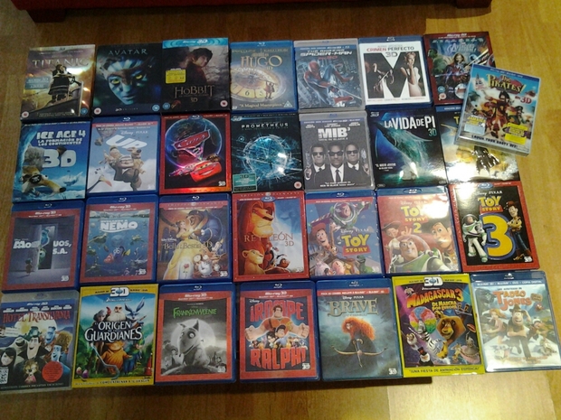 mis blurays 3d