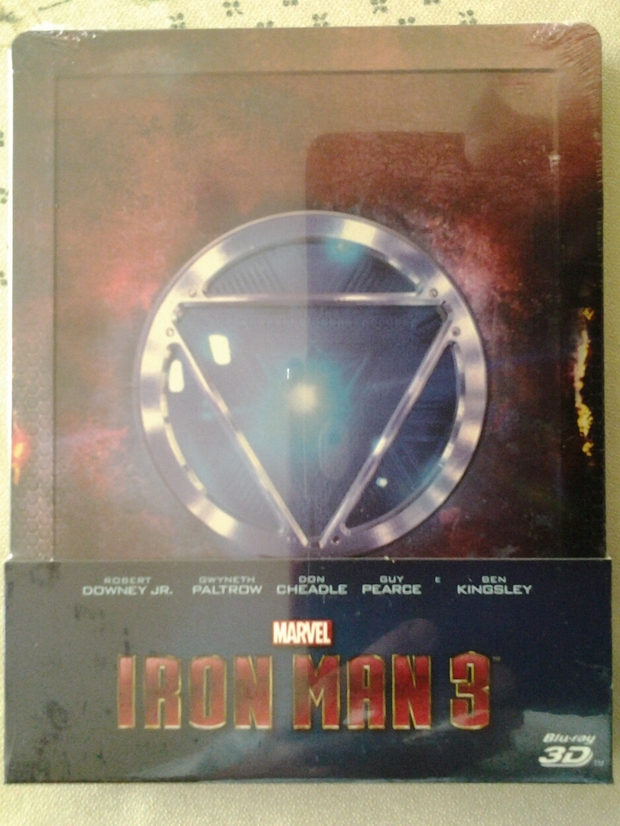 iron man 3 steelbook 3d ed.italia front