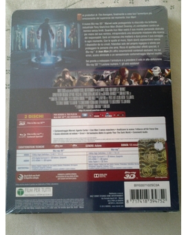 iron man 3 steelbook 3d ed.italia back