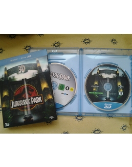 Jurassic Park 3D ya en casita(en la mia,claro) discs