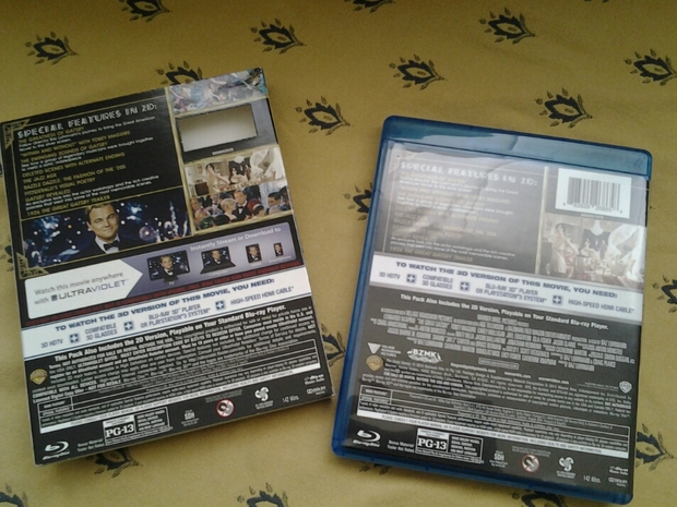 the great gatsby USA 3d+2d+dvd detalle 2