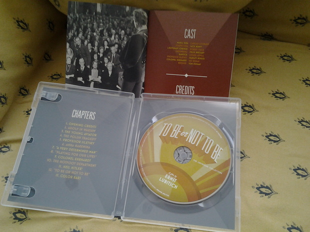 to be or not to be Criterion ed. USA detalle