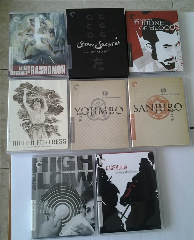 kurosawa al completo en criterion bluray
