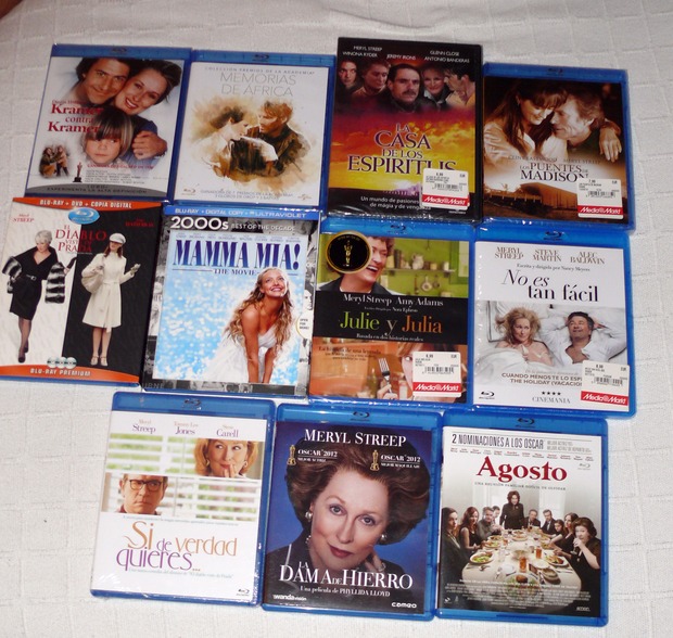 Toda mi colección de Meryl Streep