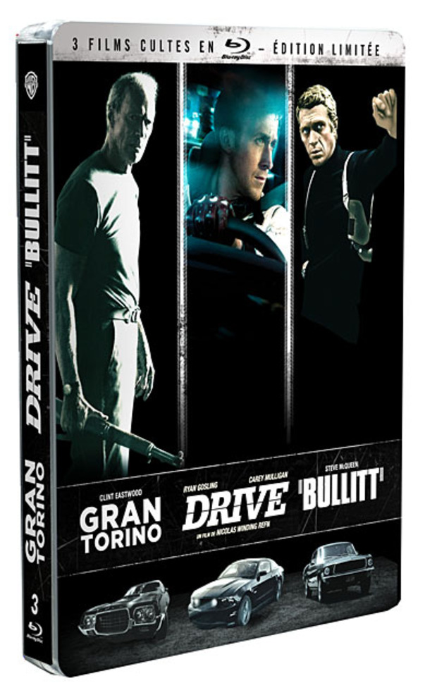 Drive - Bullitt - Gran Torino (Steelbook)