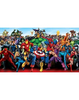 ¡La gran pelea de superhéroes!