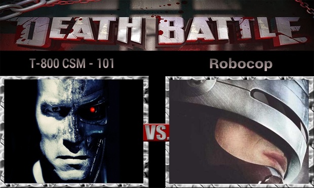 ¿Quién ganaría entre...T-800 CSM - 101 (Terminator 2) y Robocop (Robocop)?