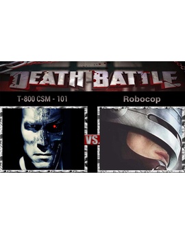 ¿Quién ganaría entre...T-800 CSM - 101 (Terminator 2) y Robocop (Robocop)?