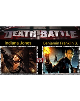 ¿Quién ganaría entre... Indiana Jones (Indiana Jones movies) y Benjamin Franklin G. (National treasure)?