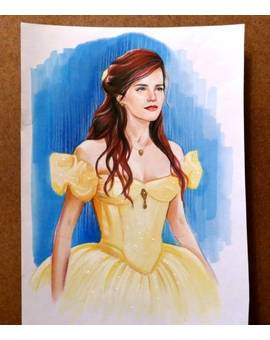 Para los fans de Emma Watson... así podría lucir en la Bella y la Bestia