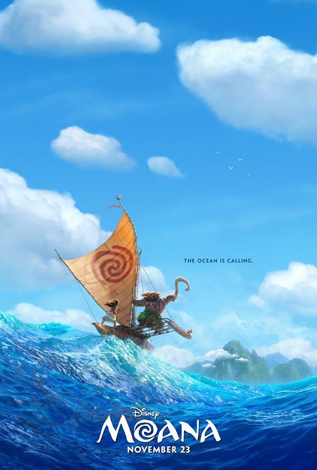 Teaser poster de "Moana" y el domingo el teaser trailer