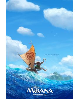 Teaser poster de "Moana" y el domingo el teaser trailer