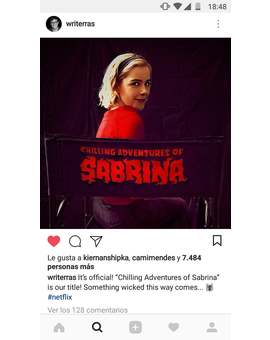 Primera imagen oficial de la nueva serie de Sabrina y título desvelado
