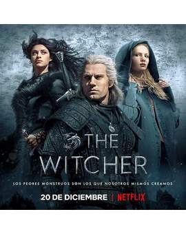Poster promocional de the witcher