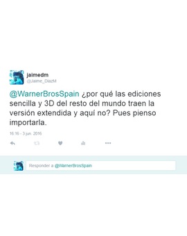Y esto es lo que pasa si le protestas a Warner