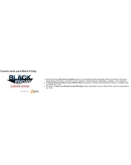 Empieza la cuenta atras Black Friday Amazon aunque seguro sera poca cosa