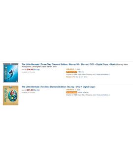 La Sirenita triunfa en reservas en Amazon.com
