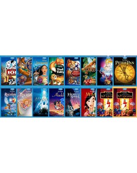 Slipcovers para imprimir Disney Blu ray España facebook