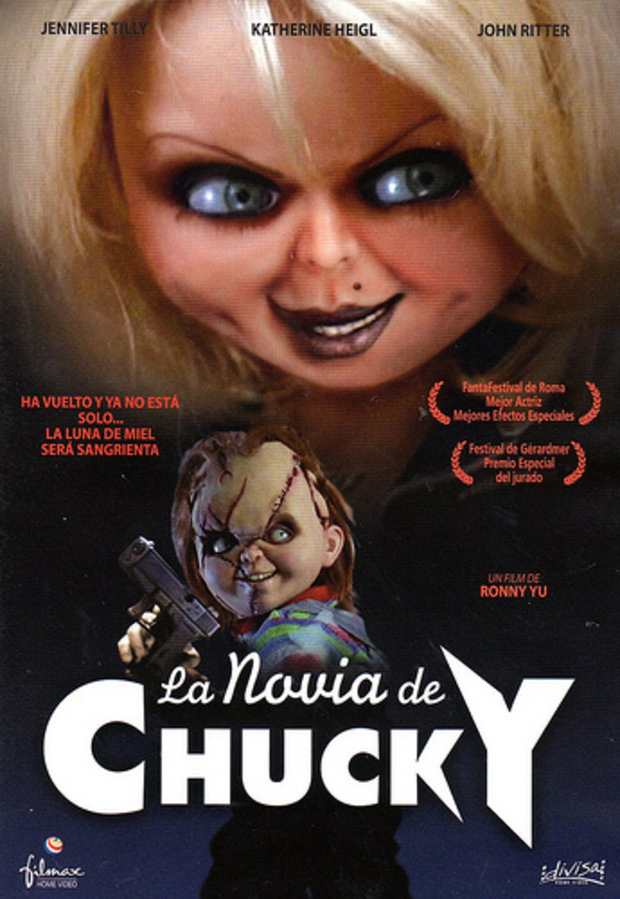 Caratula del bluray La novia de Chucky 28 de agosto a la venta