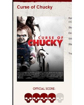 Critica Curse of Chucky Bloody Disgusting **** 4/5