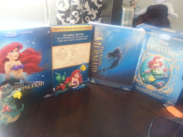Steelbook, digibook y Trilogia de La sirenita en blu ray