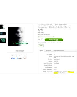  The Frighteners steelbook de zavvi alguien sabria decirme si tiene castellano
