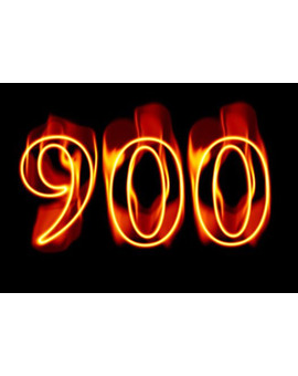Y no me habia dado cuenta, 900 ya, jeje solo me quedan 100 para las mil.A por ellas....
