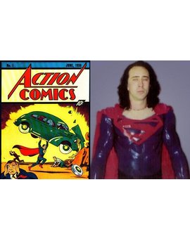 Nicolas Cage, en la próxima version de Superman "friky" para TV.basada en un cómic.