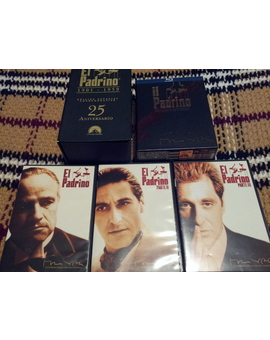 La trilogia "El  Padrino" en todos los formatos.