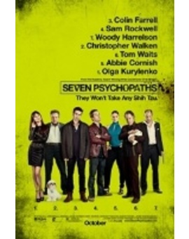 Estrenos, Siete sicópatas.Comedia.