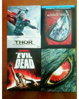 Y con estos cuatro, steel, he llegado a las 500 ! Parece que fué ayer cuando me cambié al formato bluray.