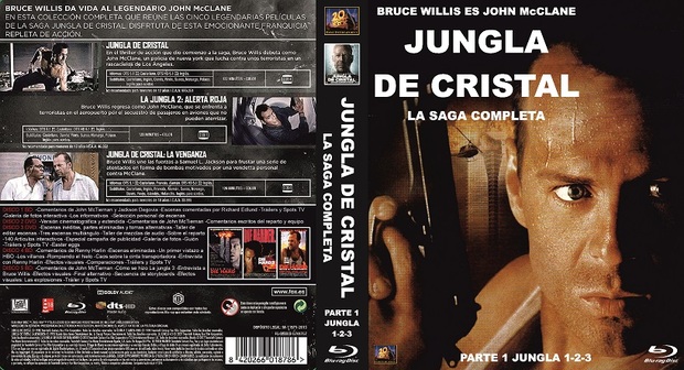 Caratula custom "pack" Jungla de cristal parte 1