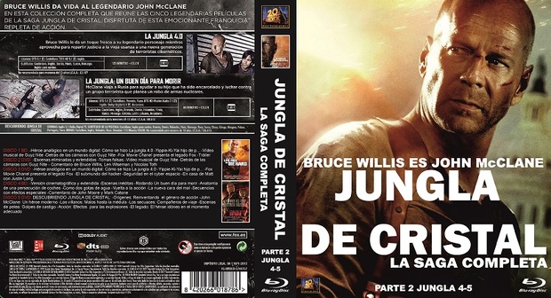 Caratula custom "pack" Jungla de cristal parte 2