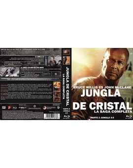 Caratula custom "pack" Jungla de cristal parte 2