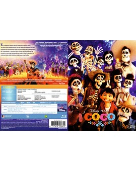 Programa interior para el steelbook de Coco