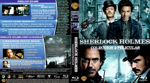 Caratula Custom del pack Sherlock Holmes