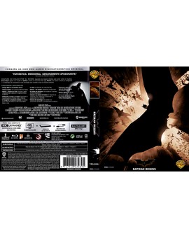 Caratula Batman Begins 4K