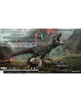 Jurassic World el Reino Caido UHD caratula custom